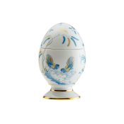 Ginori Oro Di Doccia Turchese Oggetti Egg w/ Cover - 5.25"